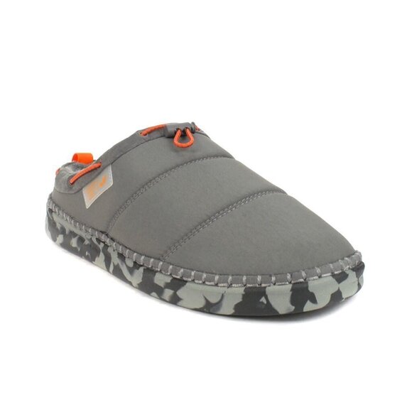 Dr. Scholl's Men's Cozy Bro Grey Nylon Slippers 8M Camo NWT NEW - Picture 3 of 13